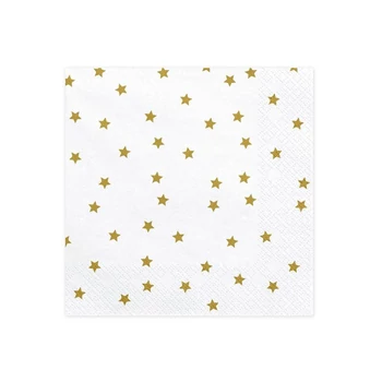 Szalvéta - arany csillagos