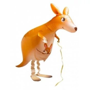 Kangaroo, Kenguru sétáló fólia lufi 82 cm