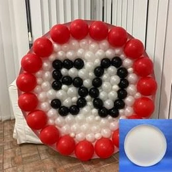 Kör Alakú Dekorációs Keret Lufihoz