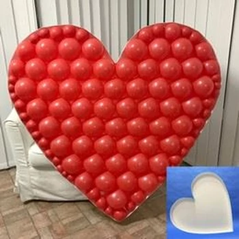 Szív Alakú Dekorációs Keret Lufihoz