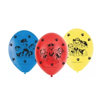 Paw Patrol, Mancs Őrjárat léggömb, lufi 6 db-os