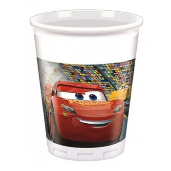 Disney Cars, Disney Verdák műanyag pohár 8 db-os 200 ml