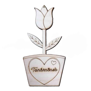 Fa dekor - Tulipán, Tanárnőnek