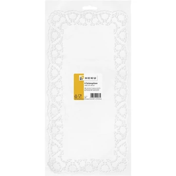 Tortacsipke - 6 db-os, fehér, 20 x 40 cm