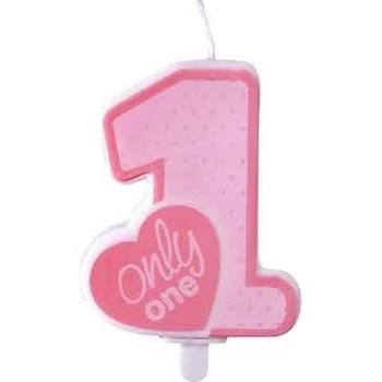 Tortagyertya - 1-es szám, szives, rózsaszín