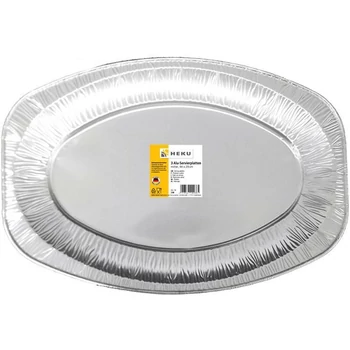 Tálca Aluminium szervíz 2db 33x23