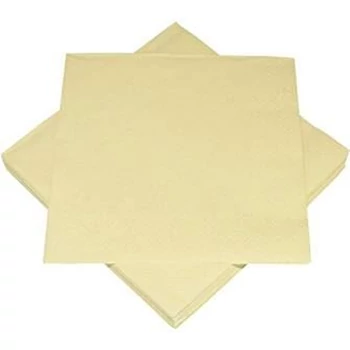 Szalvéta - Egyszínű, 3 rétegű, Krém, 20db