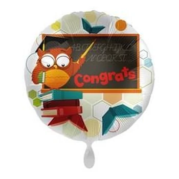 17 inch-es, Congrats Feliratú Ballagási Fólia Lufi