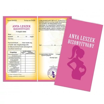 Bizonyítvány - Anya leszek
