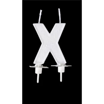 Gyertya - X, fehér színű