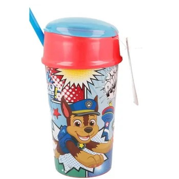 Mancs Őrjárat üdítő- és snack tartó pohár, 400 ml