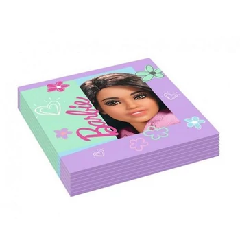 Barbie Sweet Life szalvéta 16 db-os, 33 x 33 cm