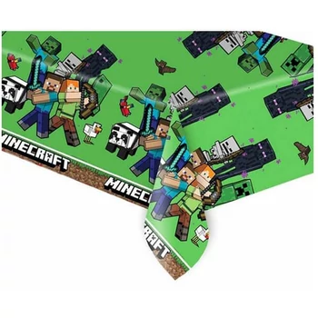 Minecraft Green műanyag asztalterítő 120 x 180 cm