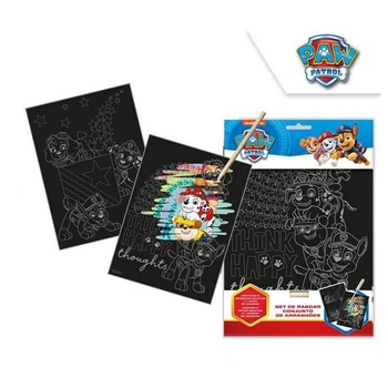 Mancs Őrjárat scratch képkarcoló készlet