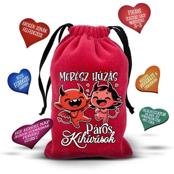 Merész Húzás - Páros Kihívások - Szerelmes Ajándék - Piros