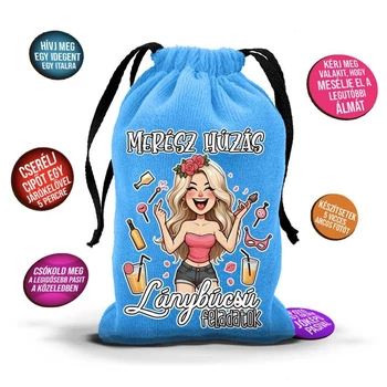 Merész húzás - Lánybúcsú feladatok (kék)