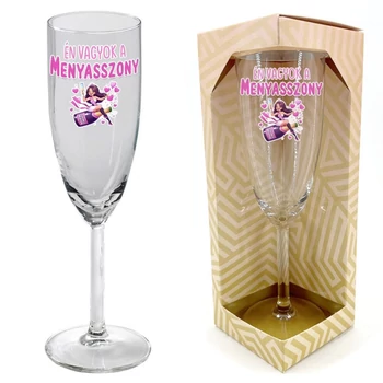 Pezsgős pohár - Én vagyok a menyasszony
