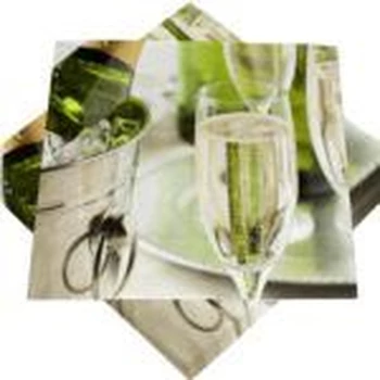 Szalvéta - Pezsgős, 3 rétegű, 20db