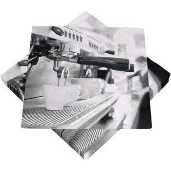 Szalvéta - Kávés, 3 rétegű, 20db