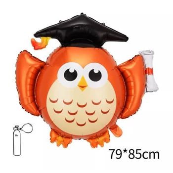 Fólia léggömb - Ballagási bagoly