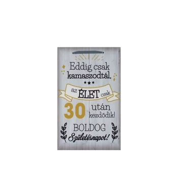 Kis fa tábla - 30-as kamasz