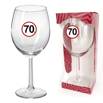 Borospohár - 70 karikás