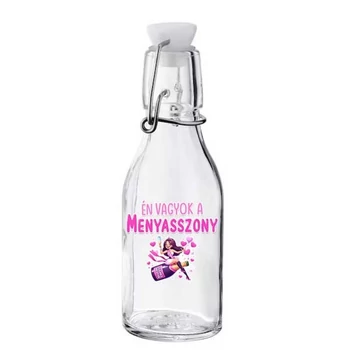 Csatos üveg - Én vagyok a mennyasszony, 150 ml