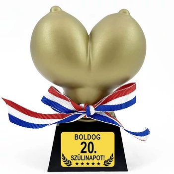 Vicces Mell Trófea - Boldog 20. Szülinapot