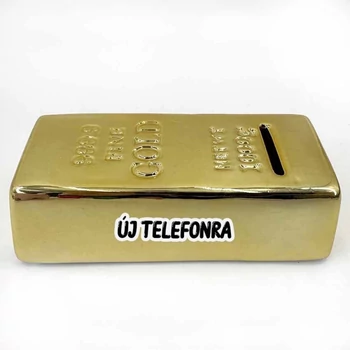 Persely - Új telefonra, aranyrúd formájú