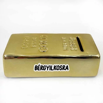 Persely - Bérgyilkosra, aranyrúd formájú