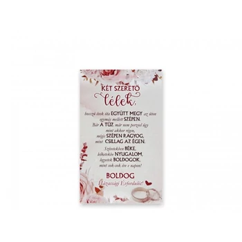 Kis fa tábla - Két szerető lélek...házassági évforduló