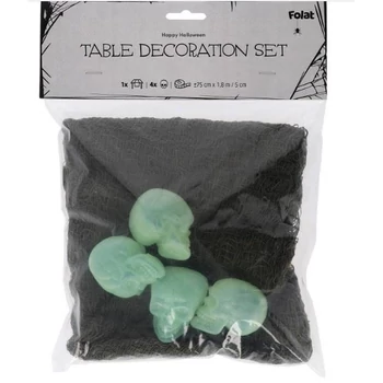 Asztali futó - Happy Halloween - 5 db