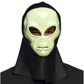 Maszk - Földönkívüli, sötétben világító, csuklyával