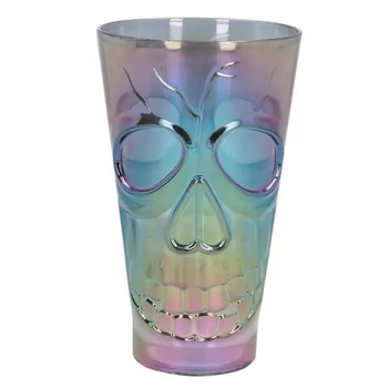 Műanyag pohár - Csontvázas, irizáló, 600 ml