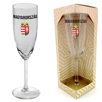 Pezsgőspohár - Magyarország címer