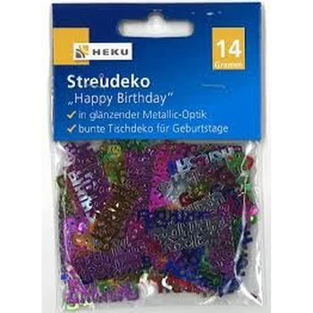 Happy Birthday Feliratú Szülinapi Parti Konfetti - 14 gramm