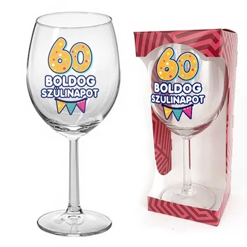 Borospohár 60. Boldog Szülinapot