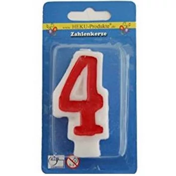 Számgyertya 4-es 8cm