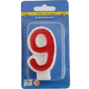 Számgyertya 9-es 8cm