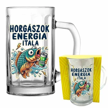Vicces söröskorsó - Horgászok energia itala