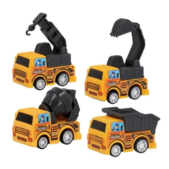 Matchbox - építkezős járművek, 4 db/csomag