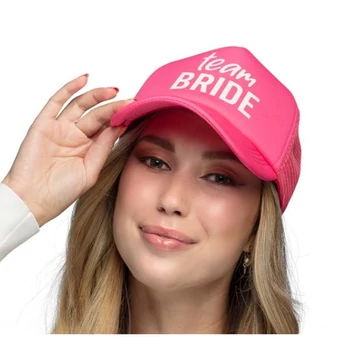 Baseball sapka - Team Bride, rózsaszín