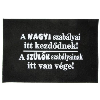 Lábtörlő - Nagyi szabályai