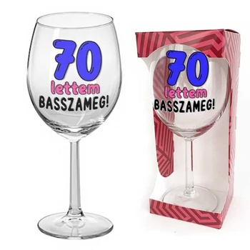 Borospohár 70 lettem