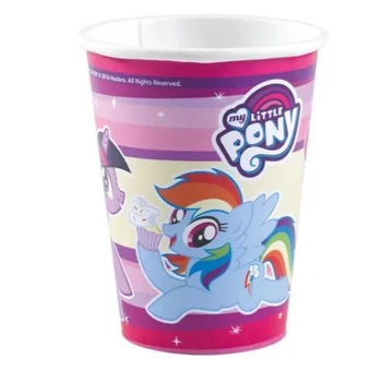 Én kicsi pónim Rainbow Sparkle papír pohár, 8 db-os, 250 ml