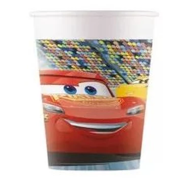 Disney Verdák Arena Race papír pohár, 8 db-os, 200 ml