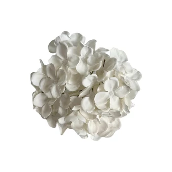 Fehér hortenzia fej, 20 cm