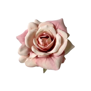 Rózsaszín rózsa fejek, 10 cm-es