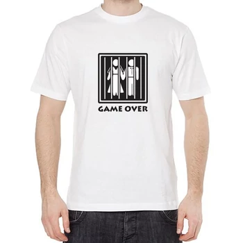 Póló - Game over, XXL (fehér)