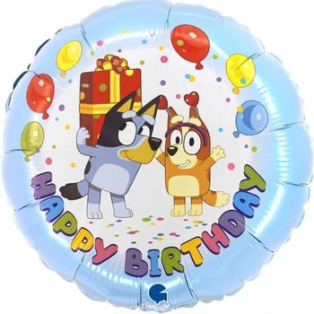 Fólia Léggömb - Bluey Happy Birthday